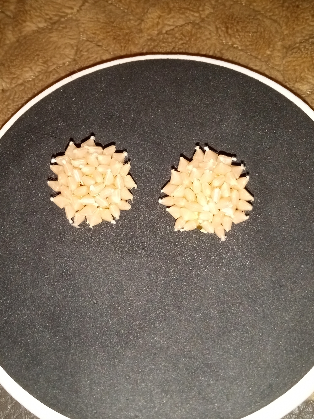Cluster 'Hong Kong' Earrings With Bonus Vintage Sarah Coventry Pink Rose Studs.